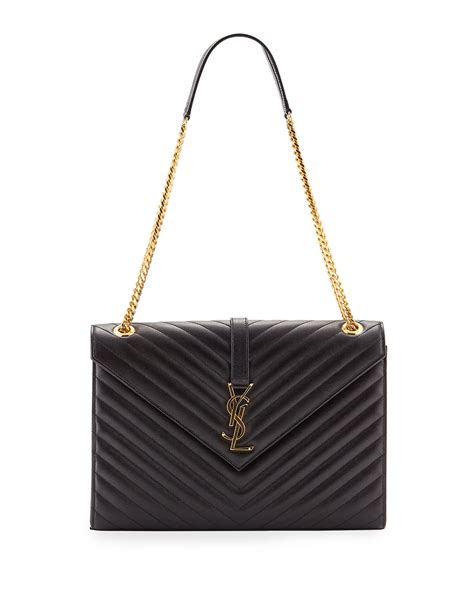 ysl large monogram saint laurent envelope satchel suede bag|saint laurent handbags.